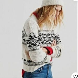 Lucky Brand Women's Sweater - Black and White